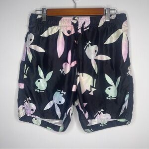 Playboy Bunny Men’s Swim Shorts Size Medium